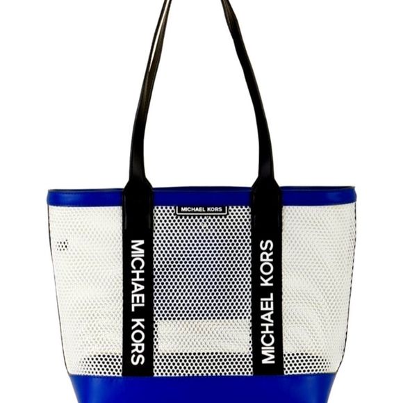 Sapphire/Black Sport Danika Mesh Tote - Picture 1 of 3
